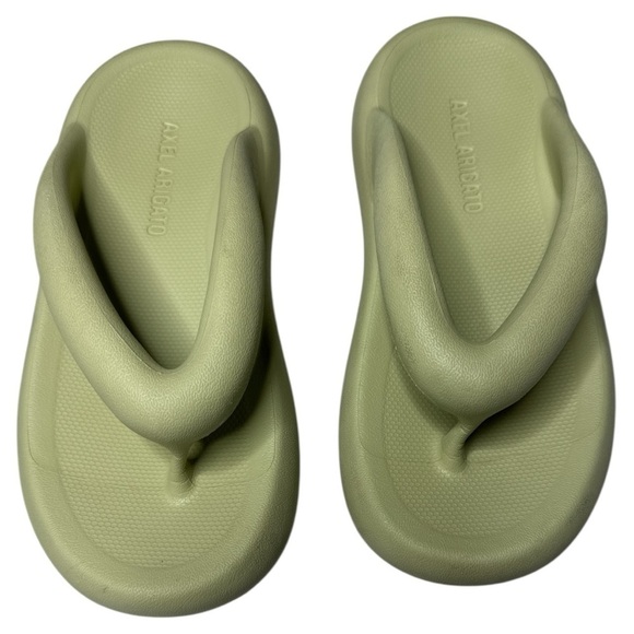 Axel Arigato Delta Platform Flip Flops Light Green EVA — 7 / 7.5 - Picture 3 of 11